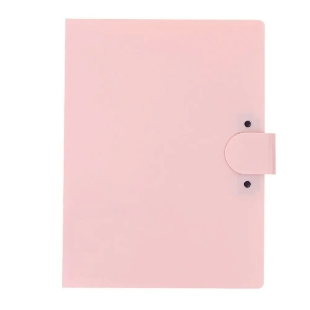 A4 File Folder Simple Multifunctional Document Bag Work Collection Organizer Test Paper Storage Booklet Office Student Supplies