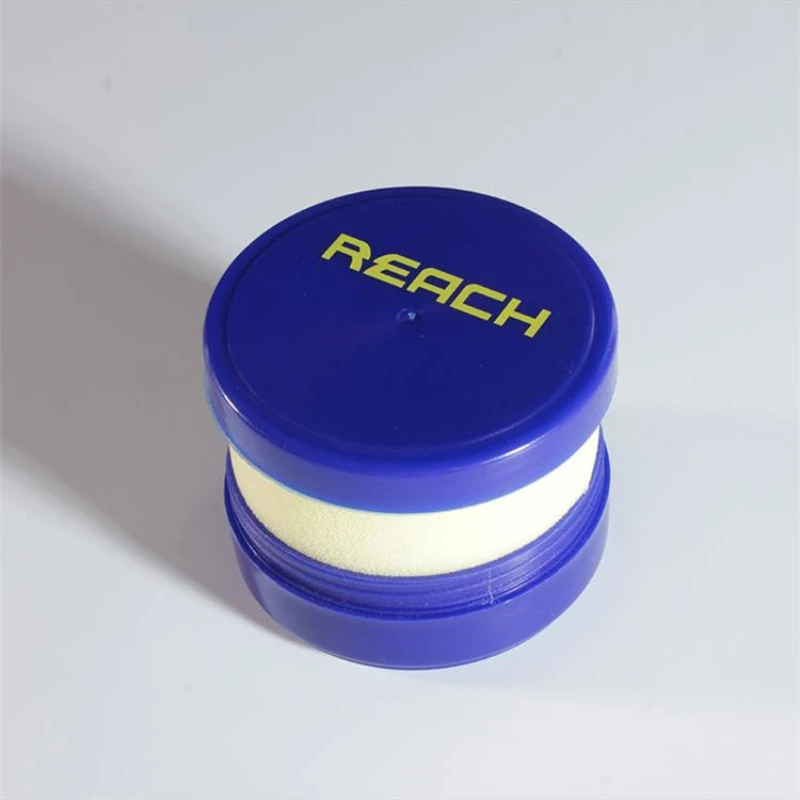 Esponja limpiadora para raqueta de Ping Pong, esponja limpiadora en caja para tenis de mesa, fácil de usar, esponja de limpieza para el cuidado de la raqueta de tenis