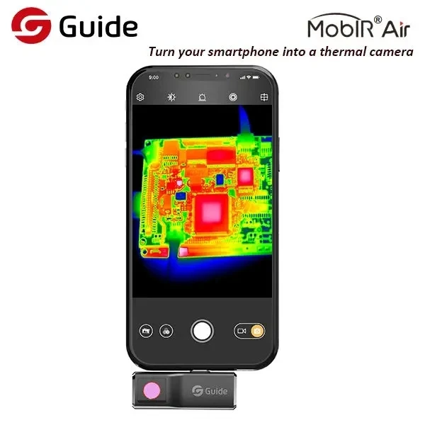 Android Smartphone Thermal Camera for Night Vision and HVAC Issue 25 Hz Frame Rate