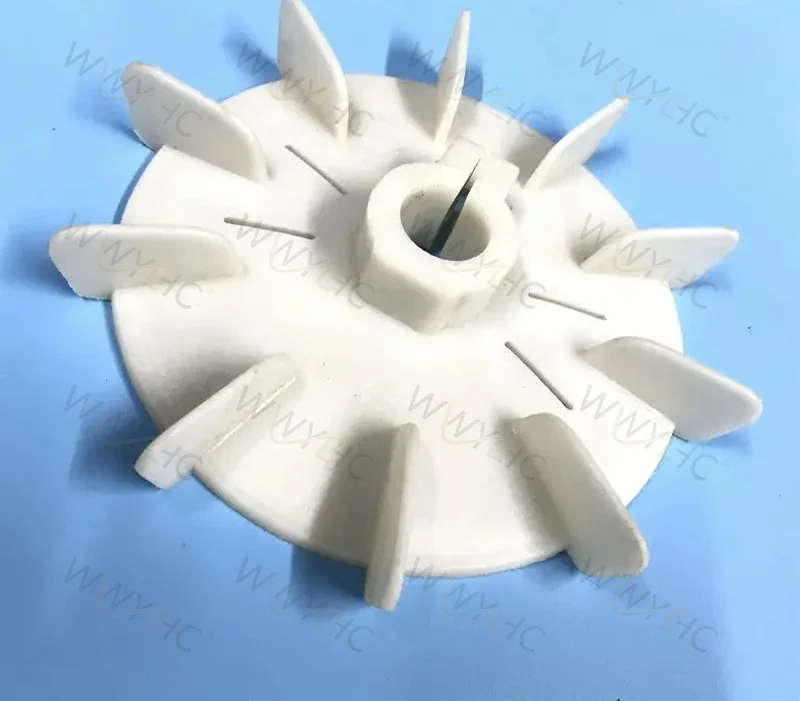 High Temp Plastic Motor Cooling Fan Blade Single Three Phase Motor Impeller Replacement