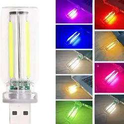 Retro USB LED Car Interior Atmosphere Lamp Energy-Saving Night Light Decoration Portable Auto Ambient Lighting Kit