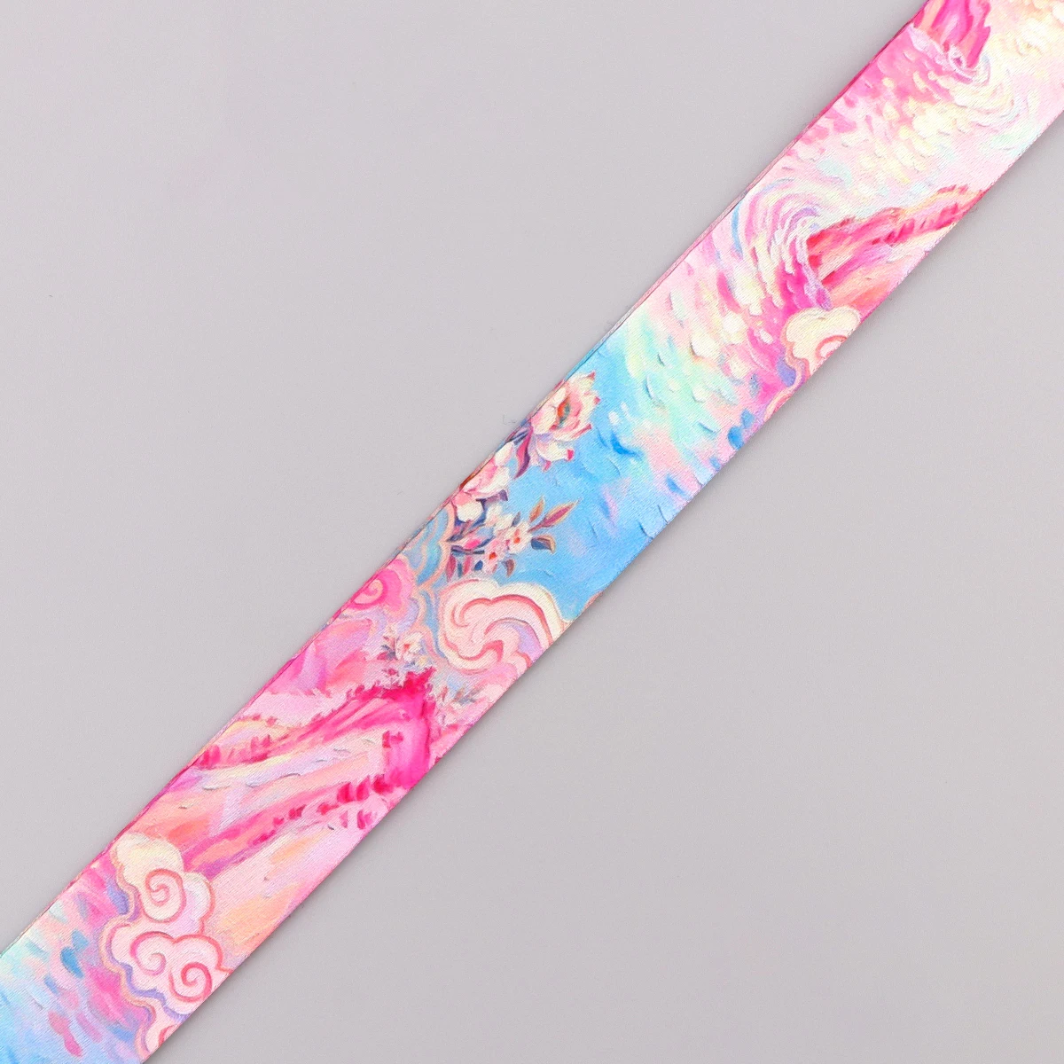 Cartoon Animals Keychain Flowers Neck Strap Lanyards For Pass Card Credit Card Holder Keyring Accessories Hanging Rope Gifts