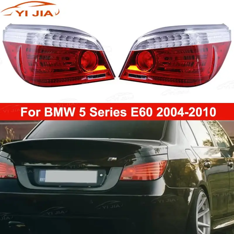 

Для BMW E60 Задний фонарь 2004-2010 520i 523i 525i 530i 550i 545i Автомобильные светодиодные задние фонари Задний DRL Противотуманный тормозной сигнал поворота Лампа заднего хода