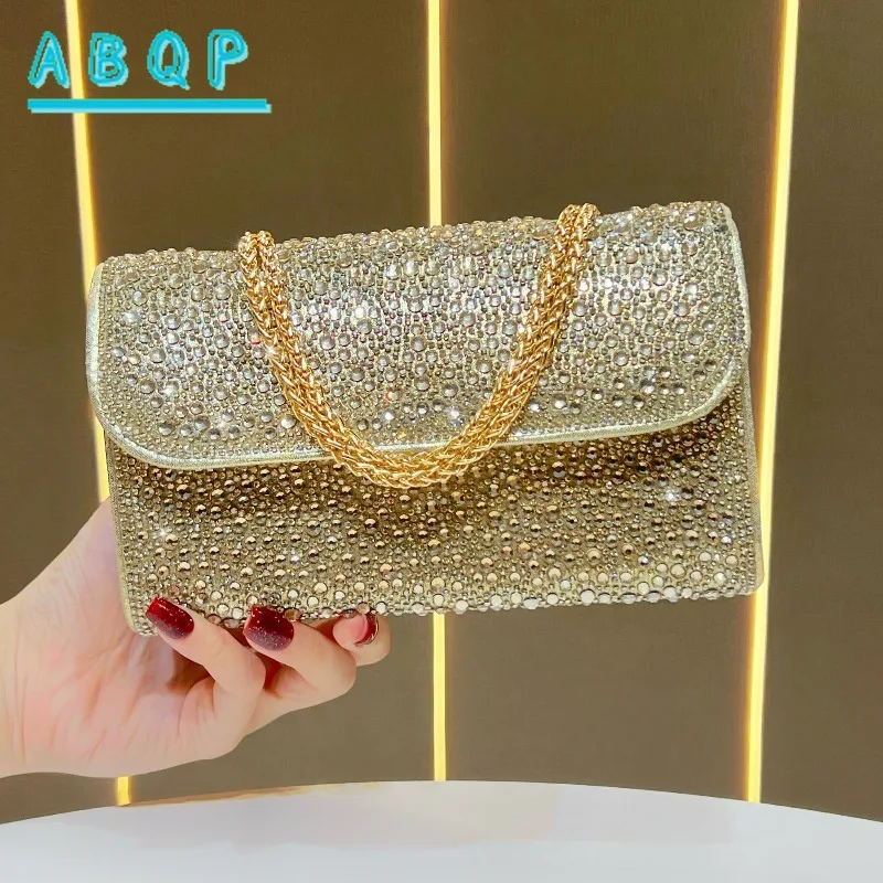 new-dinner-women's-bag-luxury-brand-dinner-party-clutch-bag-diamond-encrusted-shiny-women's-shoulder-messenger-bag-high-quality