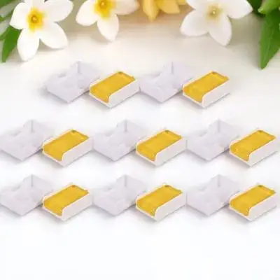 

8Pcs Professional Rosin Light Brown for Stringed Instruments for Violin Viola Cello Erhu Bow Clear Articulation