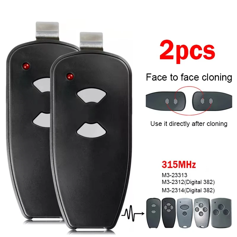 

Face-To-Face Cloning 315MHz Remote Control Garage Door Opener M3-2312 M3-2314 M3-3313 65892 M3-2432 ML-1312V