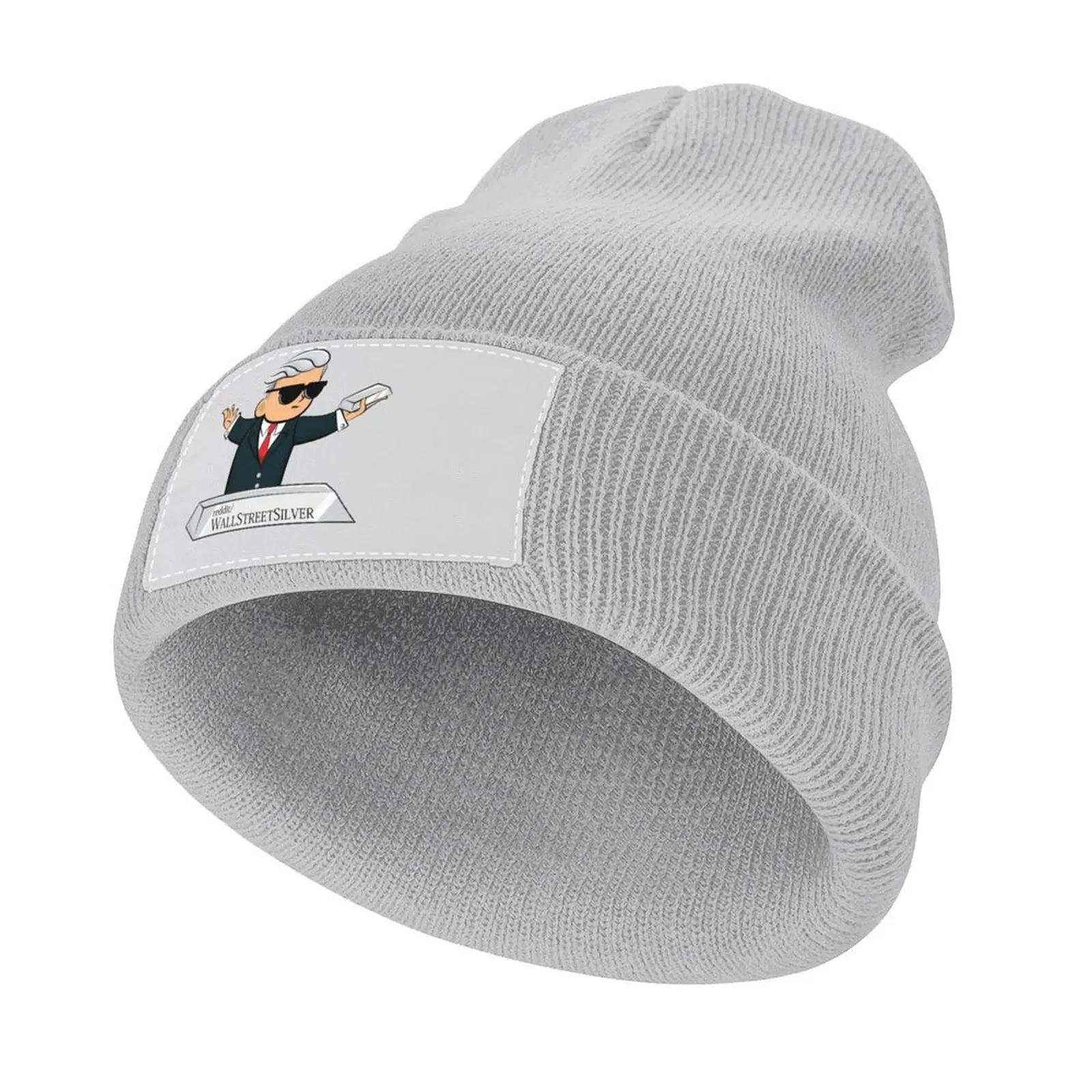 

Buy silver Knitted Cap Brand Man Caps dad hat New Hat Caps For Women Men's