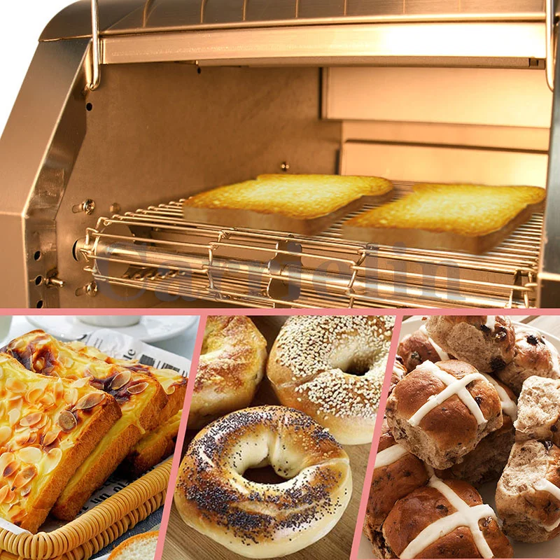 Commercial Crawler Bread Toaster Baker Machine Restaurant Chain Bread Toasting Baking Machine