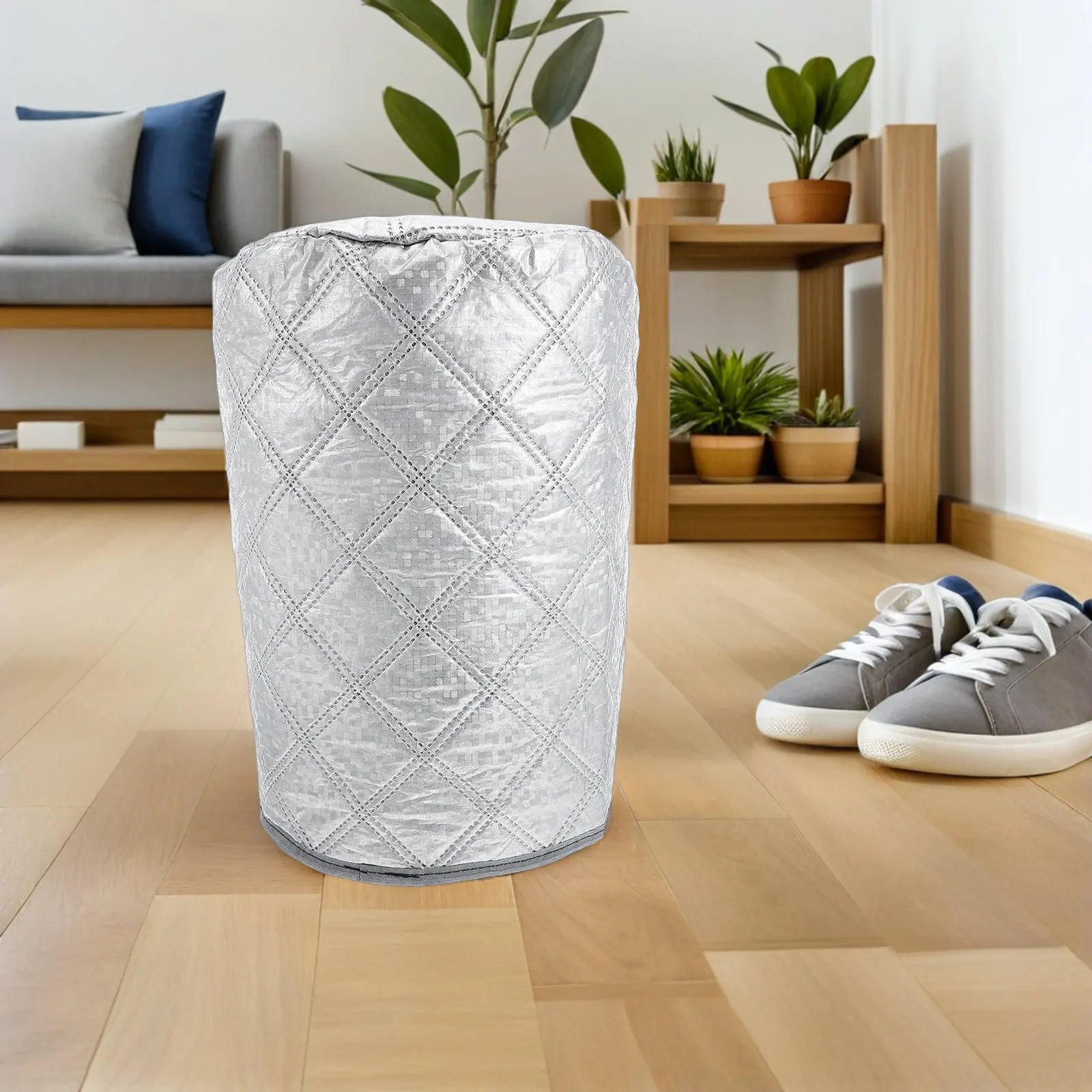 

Water Barrel Protective Cover 5 Gallon Fit 189L Cooler Jugs Reusable Dust and Uv Protection Silver Water Dispenser Cover Sleeve