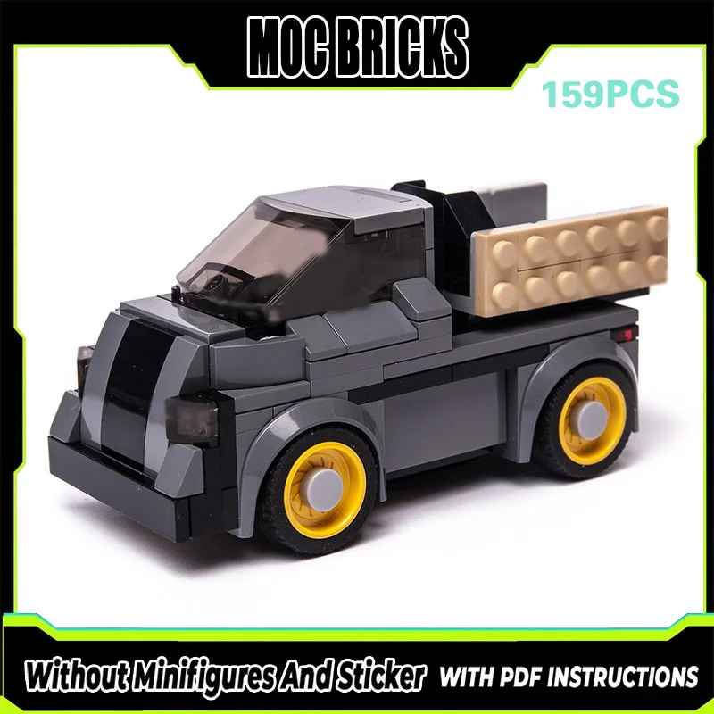 

City Car Model MOC Building Bricks Cargo Transportation Dump Truck Modular Technology Gifts Holiday Assemble Children Toys Suit