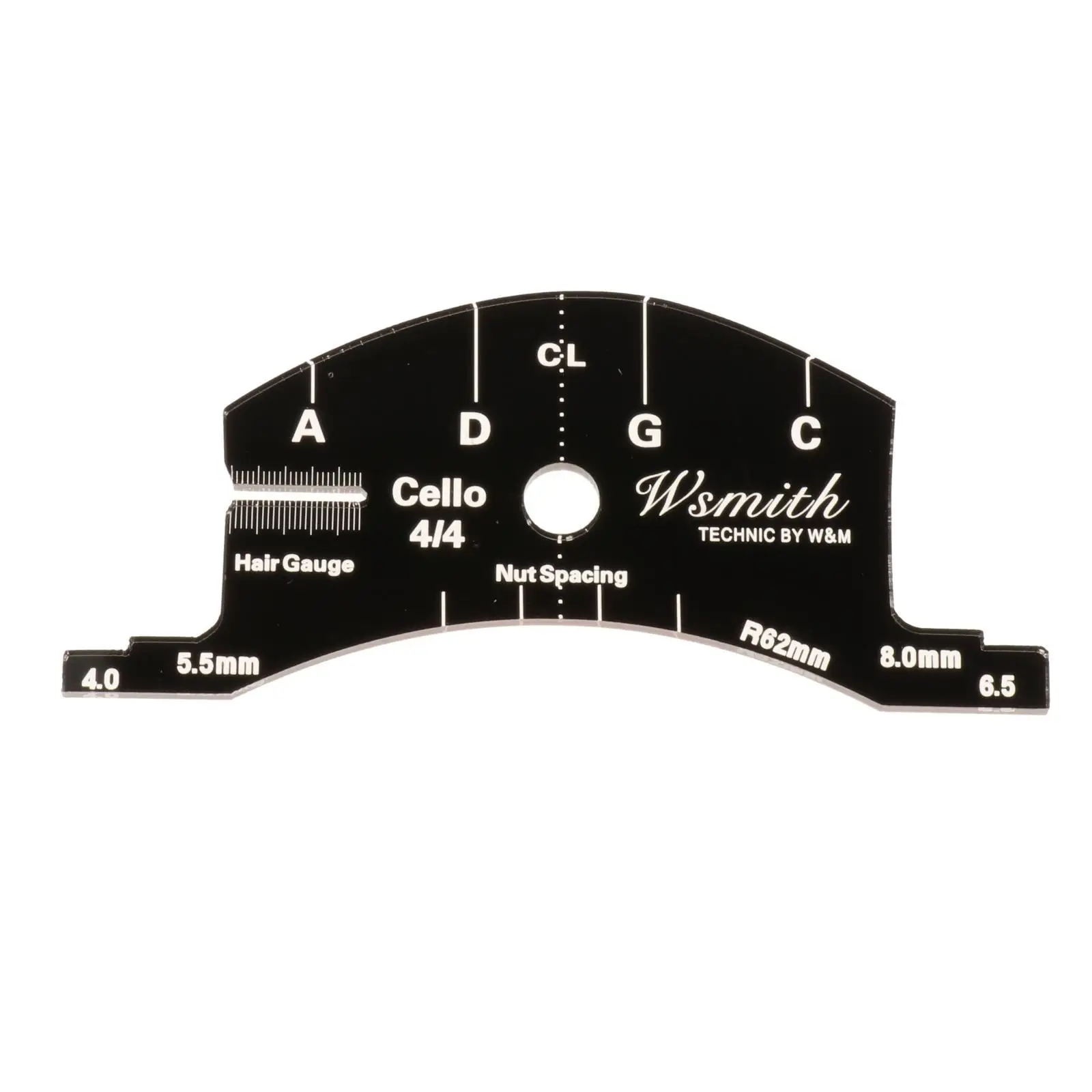 1/2 3/4 4/4 Viola Bridge Fingerboard Scraper Multifunctional Template Repair Reference Tool for Cello Violin Viola Accessories