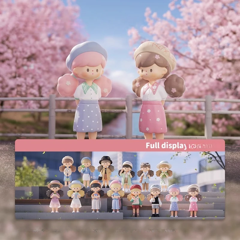 Molinta Spring City Wandering Series Blind Box Toys Mystery Box Cute Anime Action Figure Models Designed Dolls Kawaii Girl Gifts