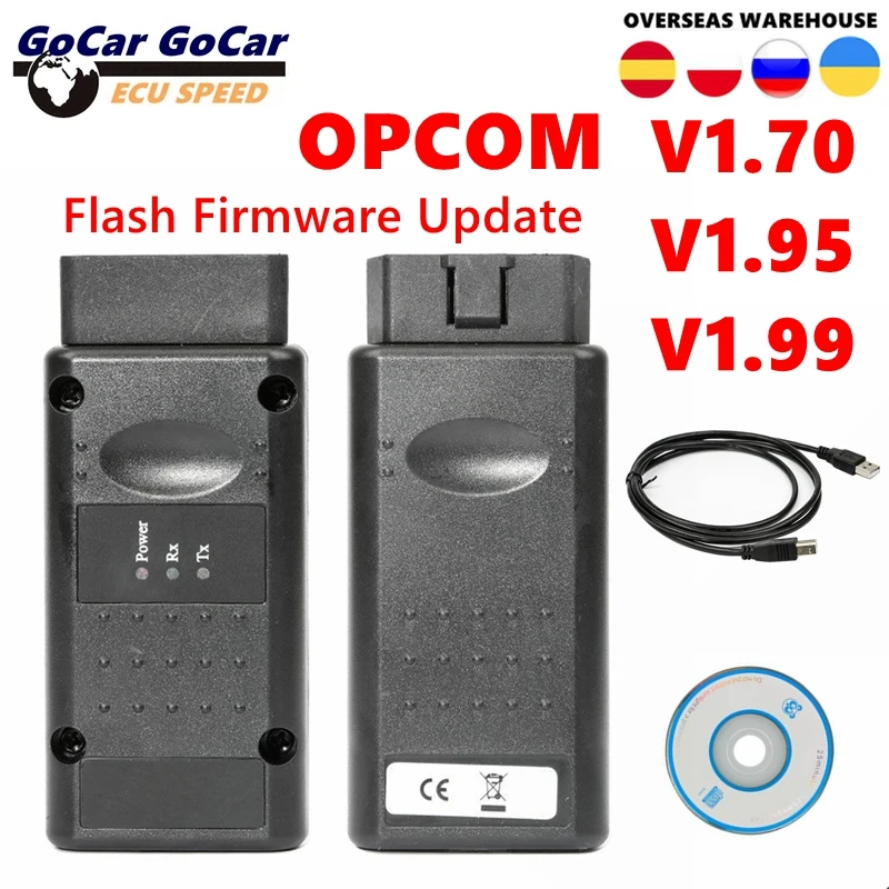 Auto-Scanner OPCOM für Opel OPCOM V1.70 V1.95 Flash-Firmware-Update Echter IC PIC18F458 FIDI für CAN-BUS OBD2 Scanner-Tool