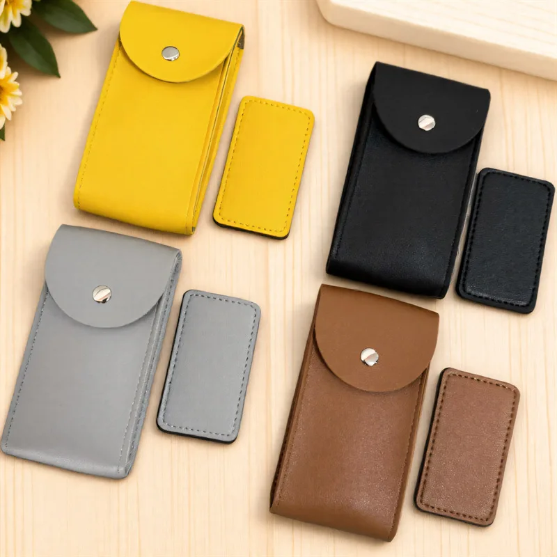 マイクロファイバーレザー腕時計収納バッグ、おしゃれな機械式リングウォッチ、傷防止レザーケース、シンプルな旅行用腕時計収納バッグ