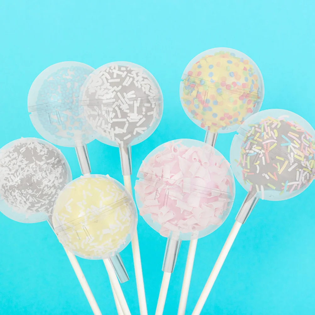 

20Pcs DIY Chocolate Holder Cute Round Candy Cup for Flower Shop Supply Wedding Party Favor Homemade Confectionery Display Tool