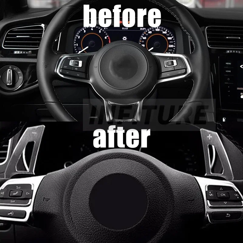 

Shift Paddle for Volkswagen VW GOLF 8 MK8 Rline GTI R 2013-2022 Polo Lingdu Car Steering Wheel DSG Shifter Extension