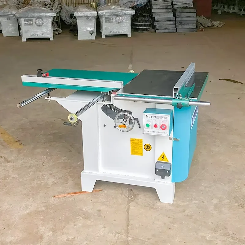 

【Factory Price】MJ112.5 Tilting Circular Saw Sliding Table Panel Saw With Tiltable Saw for Wood Cutting