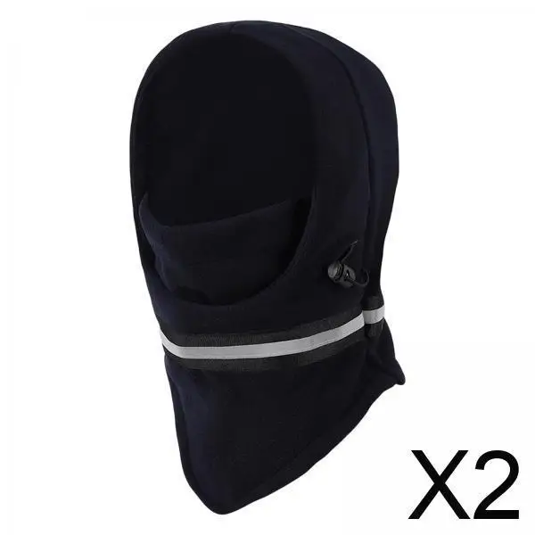 

Winter Fleece Ski Balaclava Hat with Adjustable Buckle Thermal Neck Warmer for Hiking Biking Outdoor Adventures