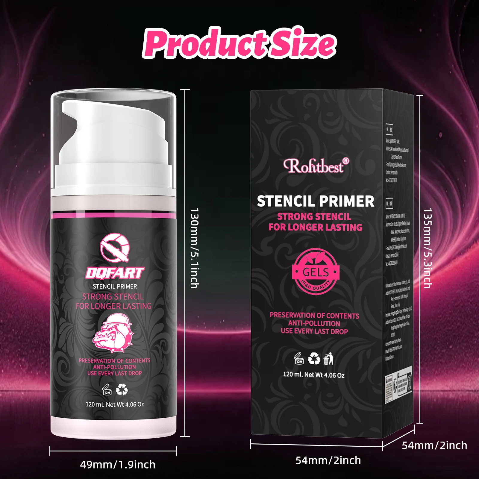New 120ml/4.06Oz High Quality Tattoo Transfer Gel Professional Tattoo Stencil Gel Tattoo Supply Tattoo Accessories view 2