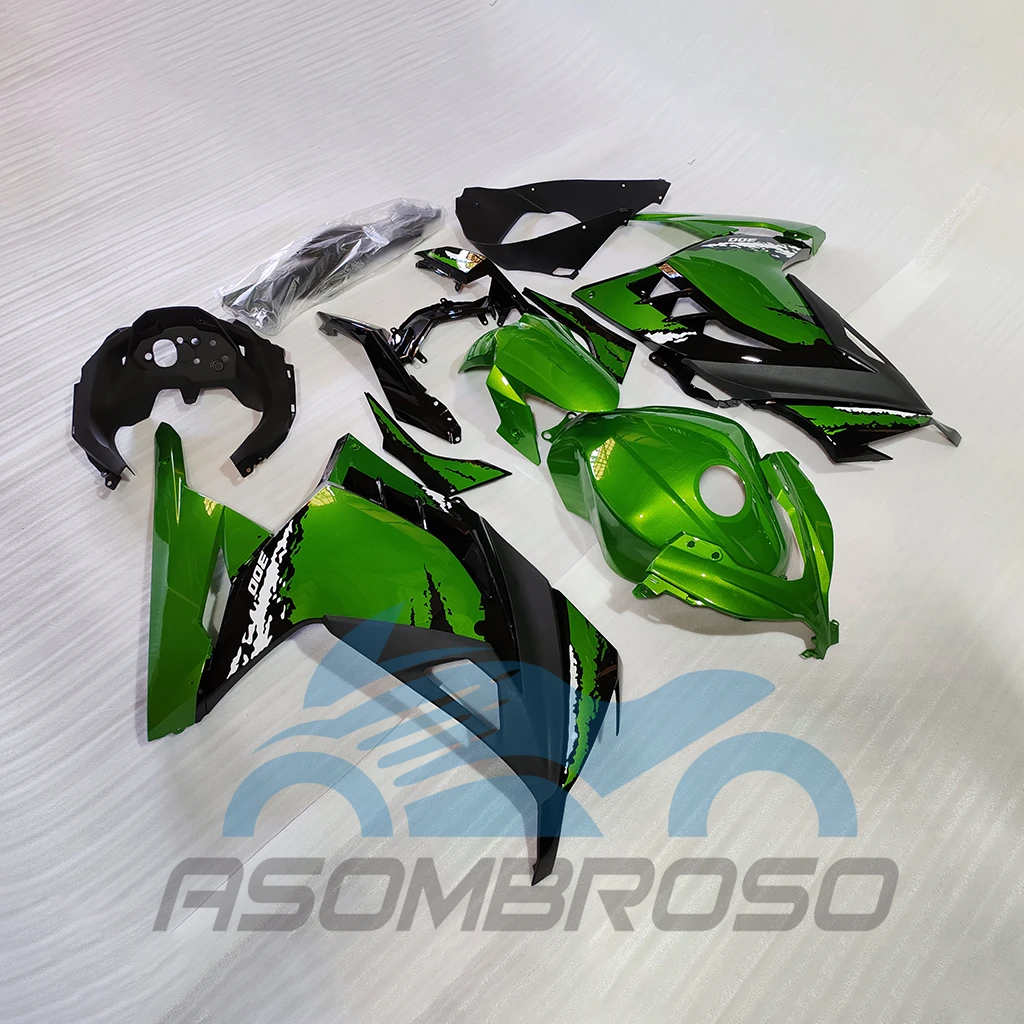

Комплект обтекателей из АБС-пластика для KAWASAKI NINJA 300 13 14 15 16 17, обтекатели послепродажного обслуживания мотоцикла NINJA 300 2013 2014 2015 2016 2017