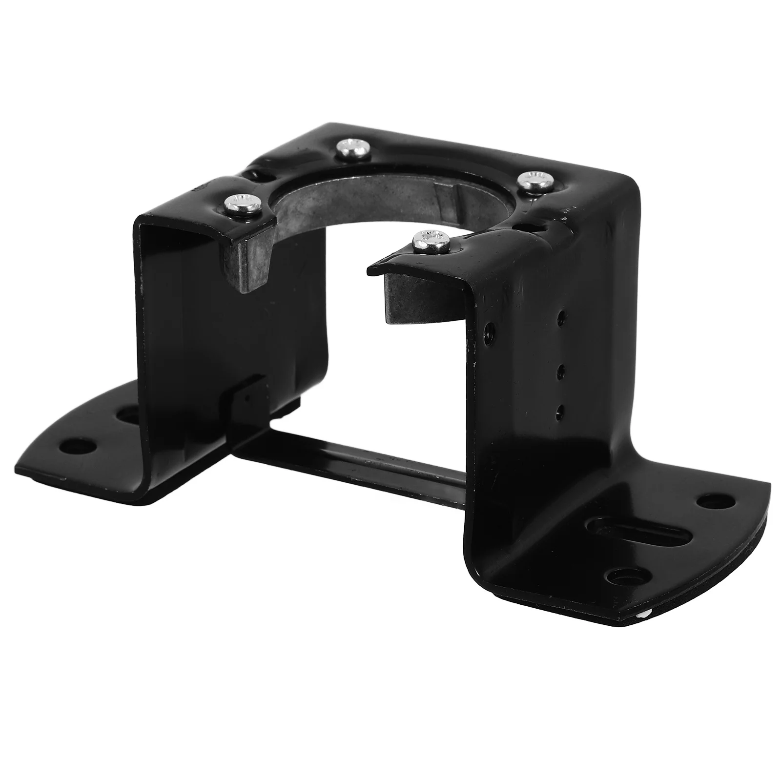 Suporte de montagem para ventilador de teto, dossel catedral preto, versátil, durável, adaptador de teto inclinado de ferro, fácil instalação