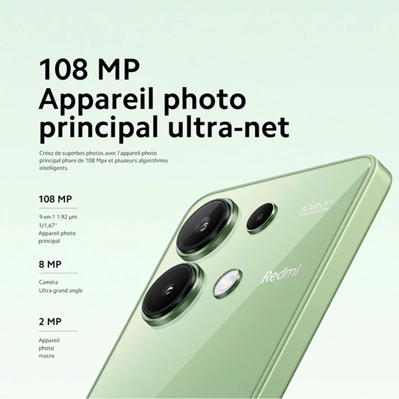 Xiaomi Redmi Note 13 4G,Smart Phones,NFC,Snapdragon® 685 Mobile Platform,5000mAh,33W charging,108 MP Camera,Global Version