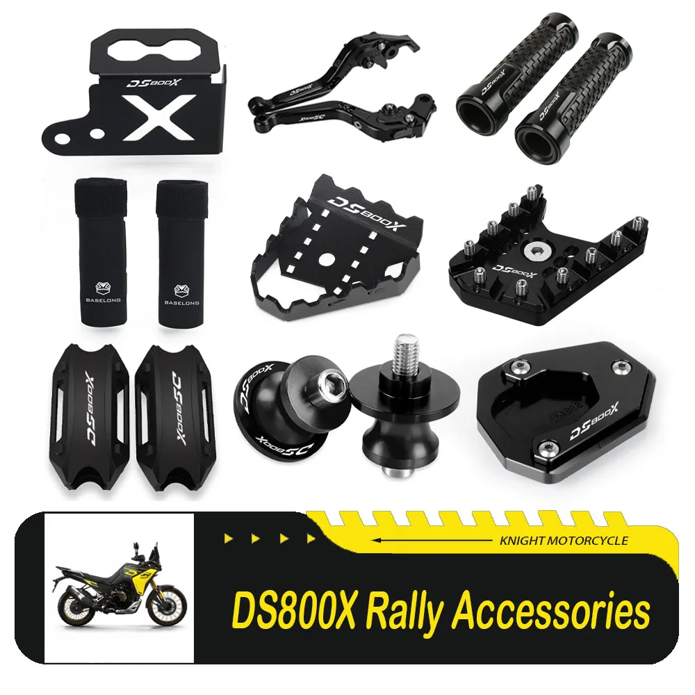 

For VOGE DS800X DS800 DS 800 X 800X Rally 2025 2026 Accessories Parts Brake Pedal Enlarger Rear Brake Reservoir Cover Fork Guard
