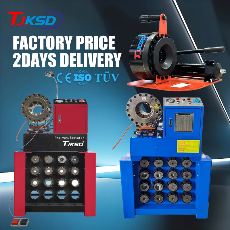 Fully Automatic P32 Hydraulic Hose Crimping Machine 220V With Quick Change Tool 10 Dies Hose Pressing Machine Price