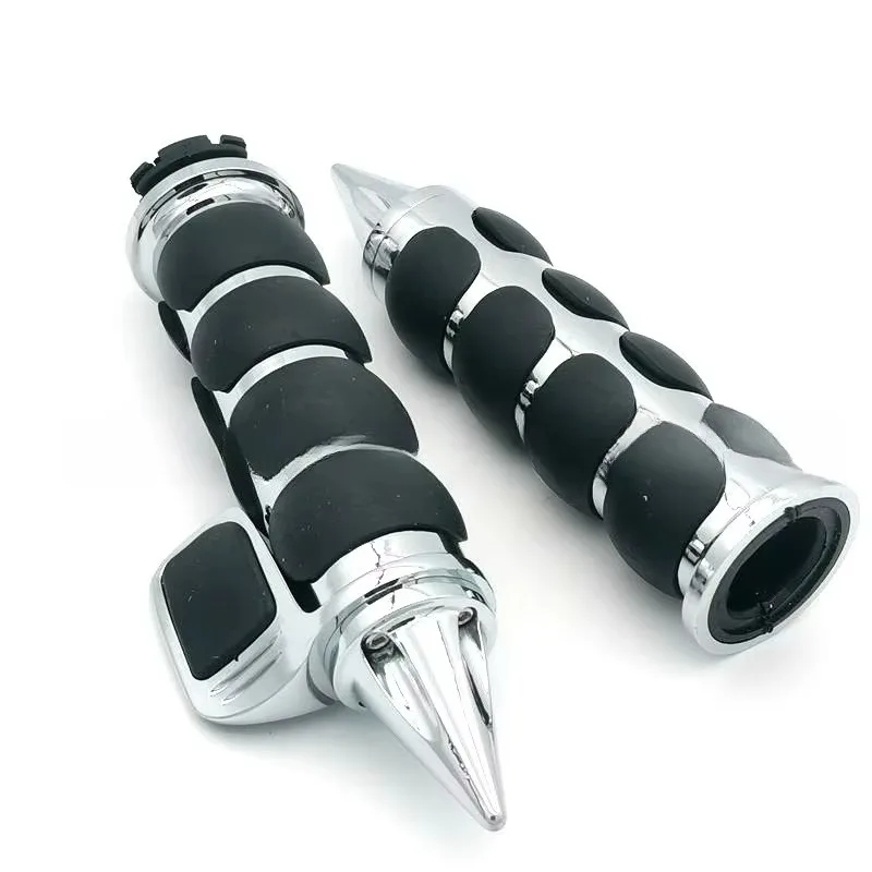 غرامة لدراجات هارلي كاواساكي سوزوكي ياماها كروزر تشوبر مخصص 1 "أو 7/8'' 4-حلقة قبضة اليد المبطنة بالهواء ث/خنق #1