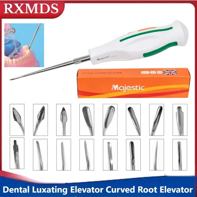 1PCS Dental Luxating Elevator Root Elevator Tooth Extraction Instrument Autoclavable Triangle Root Tip Separation Knife Tool
