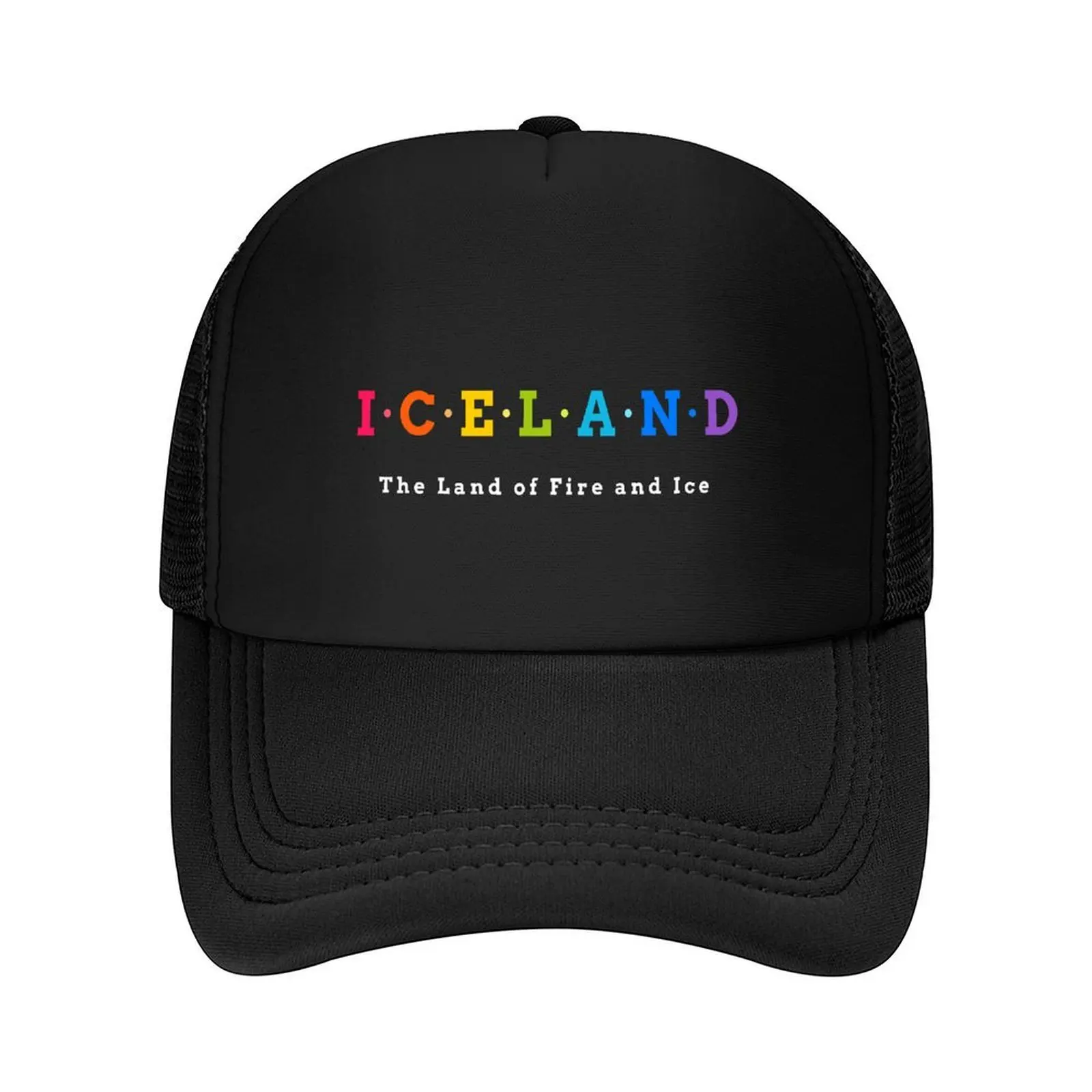 

Iceland, The Land of Fire and Ice Baseball Cap |-F-| sun hat Uv Protection Solar Hat men's big size hat Mens Caps Women's