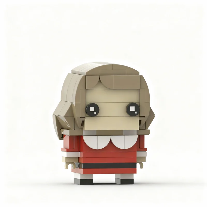 

124pcs MOC Veruca Salt Brickheadz Model Building Blocks Construction Toy Christmas Gifts DIY Creative Idea Education Assemble