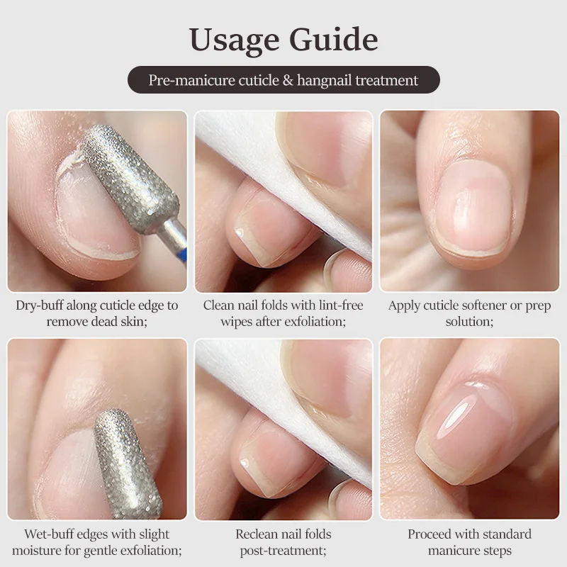 Electric Diamond Nail Drill Bit Sand Nail Files Cuticle Polishing Manicure Tool for Professional Nail Cleaning And Polishing