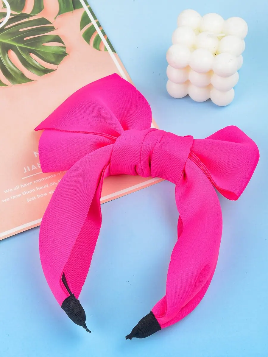 

Womens Big Bow Headband For Party Daily Use Hair Accessory