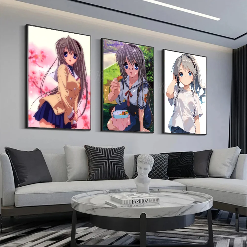 Sakagami Tomoyo Animation CLANNAD Poster Wall Art Home Decor Room Decor Digital Painting Living Room Restaurant Kitchen Art