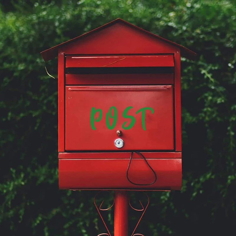 14 Sheets Vinyl Letters Numbers Kit Self Adhesive Letter Stickers Waterproof Mailbox Numbers Sticker (Multicolor)