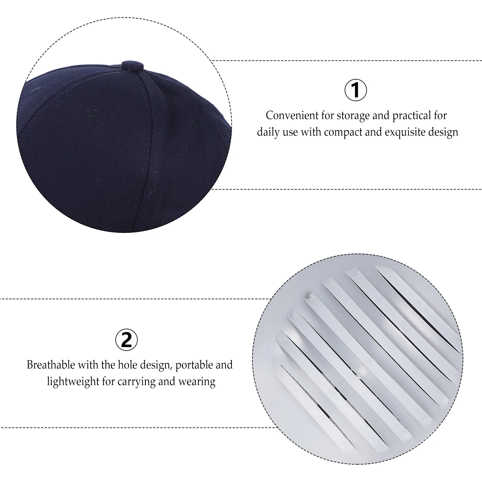 

2Pcs Caps Insert PE Cotton Lined Anti Collision Replacement Breathable Protective Headgear