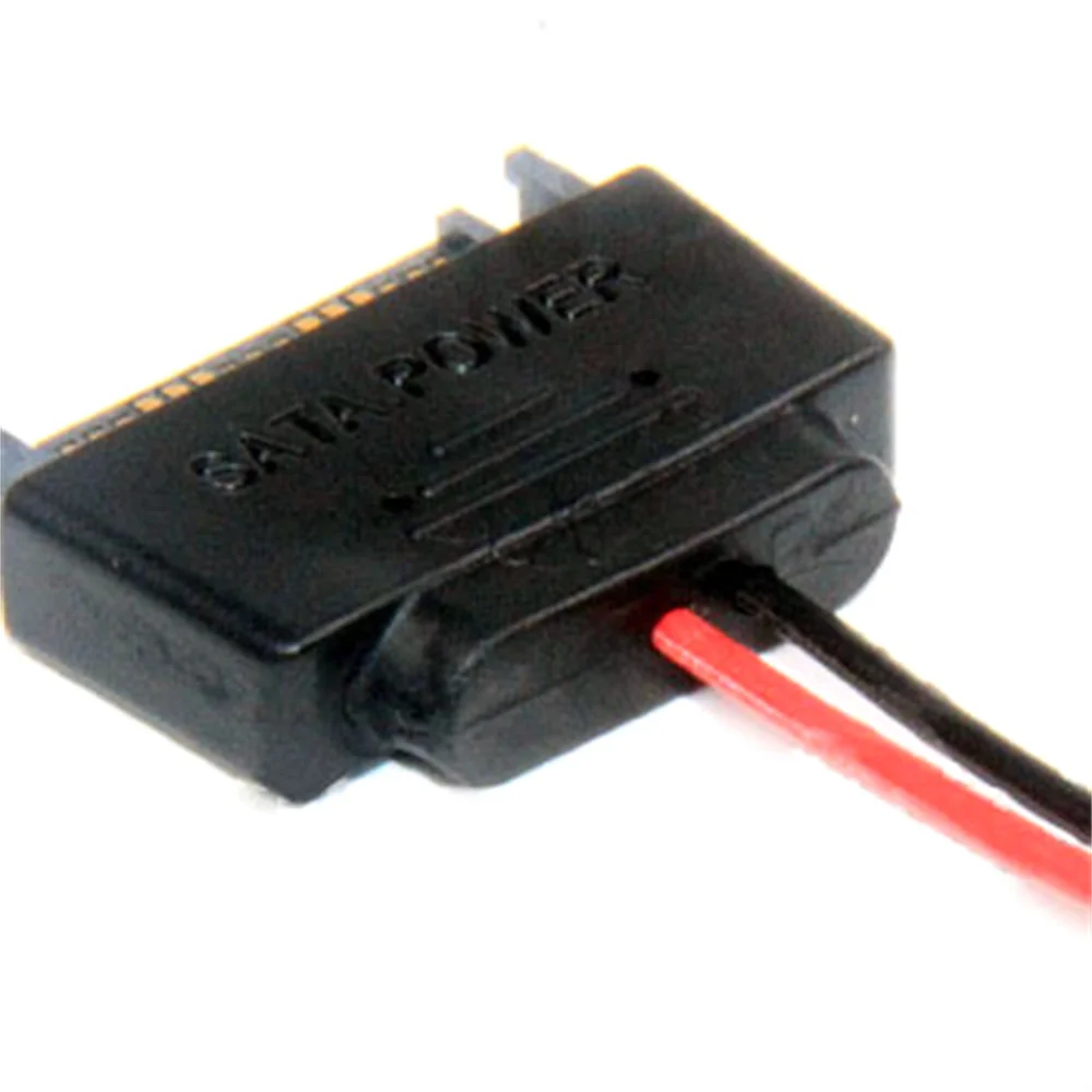 1/2/3PCS Power 15-Pin Male to SATA 6-Pin Slimline Power Adapter Cable
