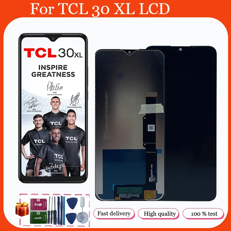 

New 6.82'' For TCL 30XL T671G Lcd Display Touch Screen Digitizer Assembly Replacement Parts For TCL 30 XL 2022