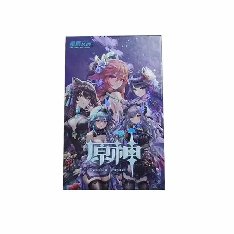 Genshin Impact Anime Series Collectible Cards Game Characters Holo Cards TCG Rare Merchandise Animation