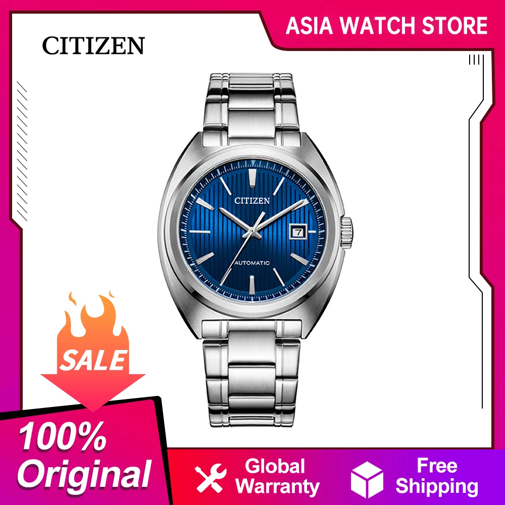 CITIZEN Japanese Watch For Men Automatic Mechanical Watches Stainless Steel Waterproof Business Leisure Watchs