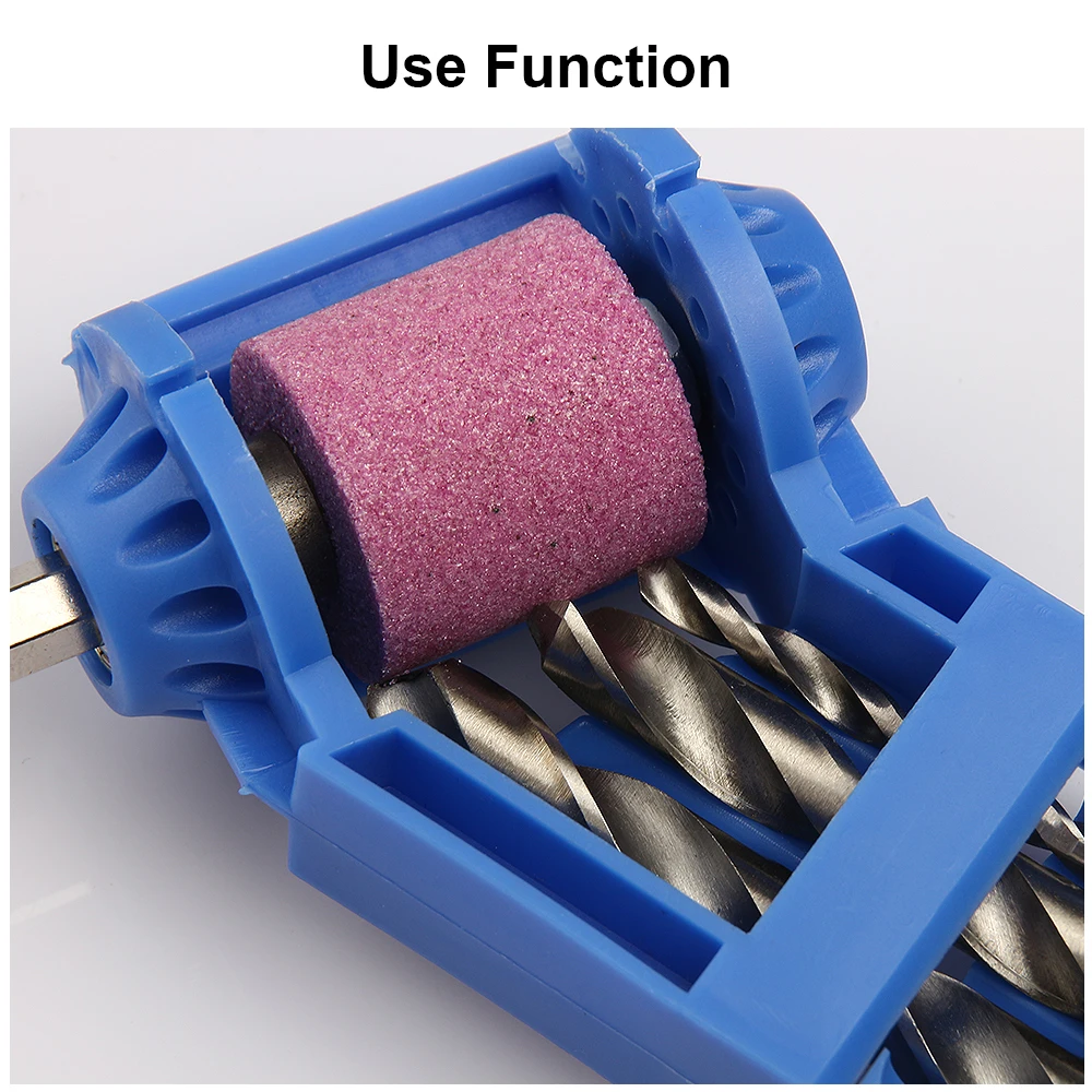 Blue or Orange Corundum Grinding Wheel Bit Tool Portable Drill Bit Sharpener Twist Drill Bit Sharpening machine 2-12.5mm