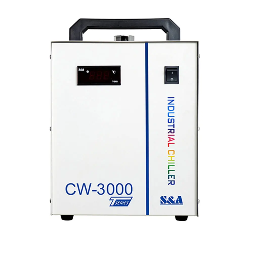 Raffreddatore d'acqua industriale Cw3000 Prezzo di fabbrica Tubo laser Co2 Piccolo refrigeratore d'acqua raffreddato ad aria Cw3000