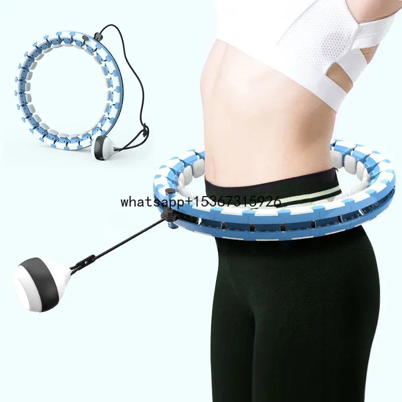 2022 OEM Newly Upgraded Smart 24 Knots Detachable Hula Hoops Weighted Hula Ring Hoop for Adults