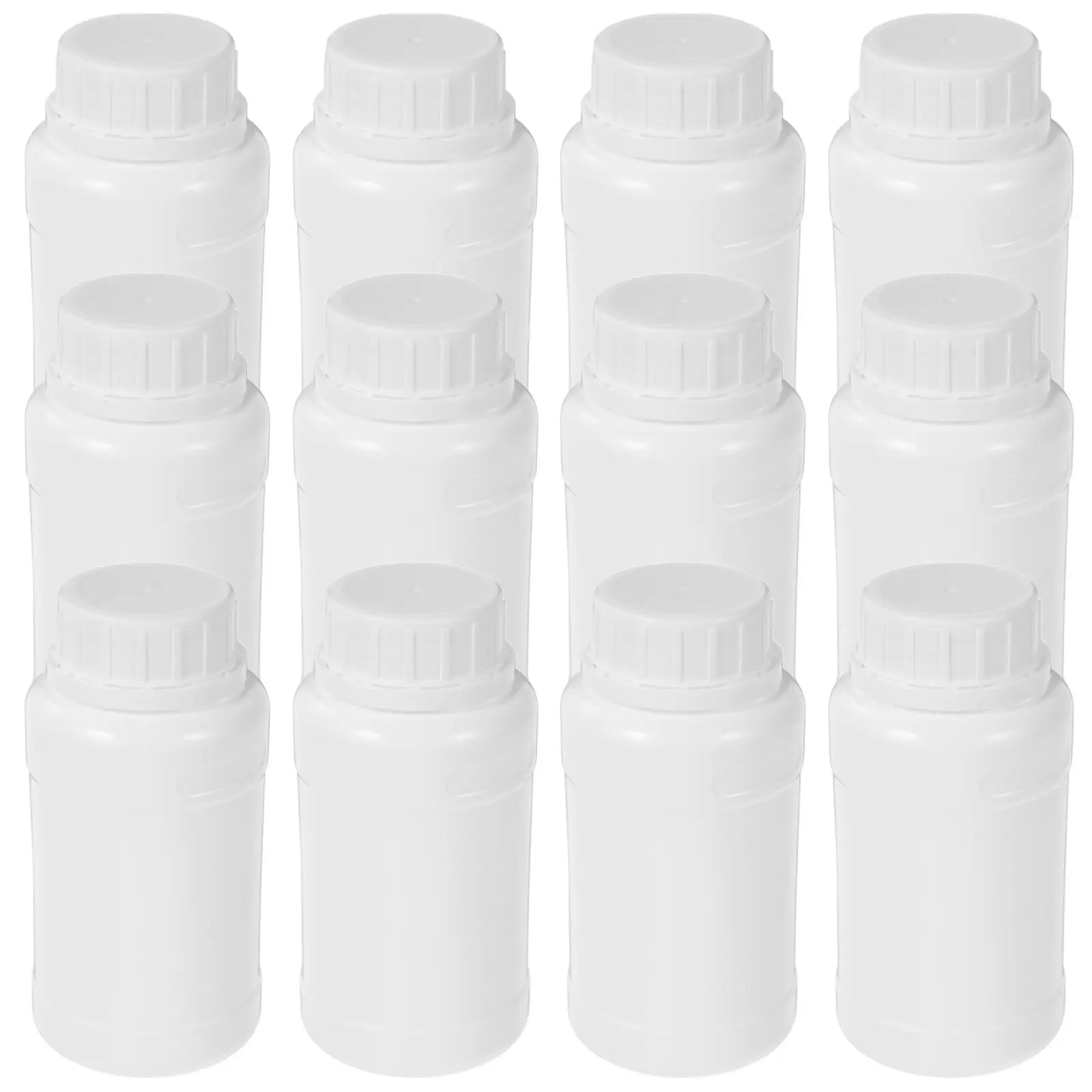 

Набор из 12 лабораторных пластиковых бутылок 250 мл с герметичными завинчивающимися крышками, широким горлышком, для хранения реагентов, многоразовые контейнеры для образцов