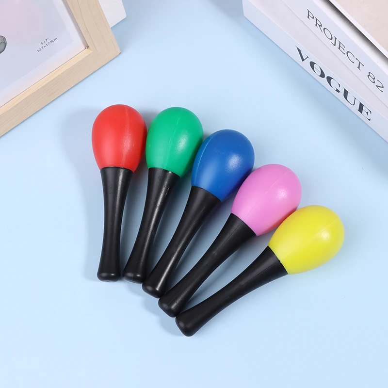 Picture 4: 2Pcs Musical Instruments Toys For School Percussion Event Plastic Maracas Sand Hammer Rattle Shaker PercussionAcc