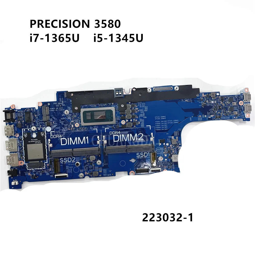 223032-1 For DELL GY8H5 PRECISION 3580 LATITUDE 5540 ARCHES 15 Laptop Motherboard 0H5YT1 i5-1345u