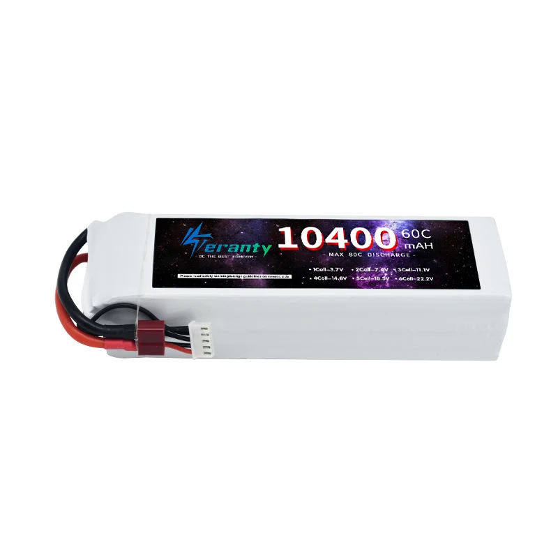 TERANTY 4S Lipo Batterij 14.8V 1800/2600/2800/3300/4200/5200/6000/6800/7800/8200/9300/10400mAh Voor RC Auto Quadcopter Vliegtuig
