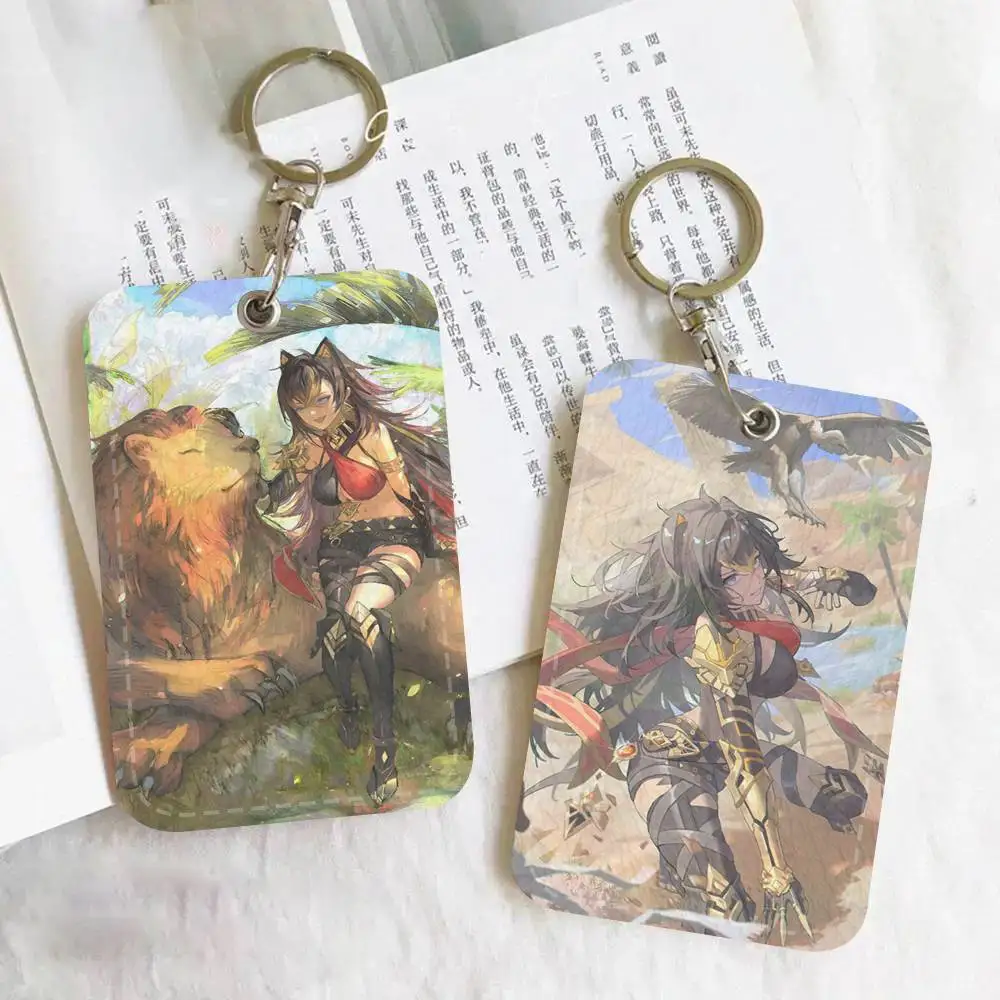 Anime Game Zenless Zone Zero goddess Zani Holder Suitable For Bank Card Subway Bus Card Wallet Card Case Badge Holder Keychain