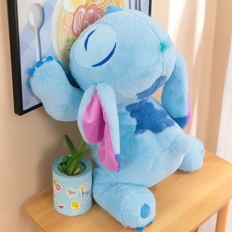 Jouet en peluche Disney Stitch Butter pour filles, modèles de fête d'anime de dessin animé, oreiller doux pour la sieste au bureau, mignon